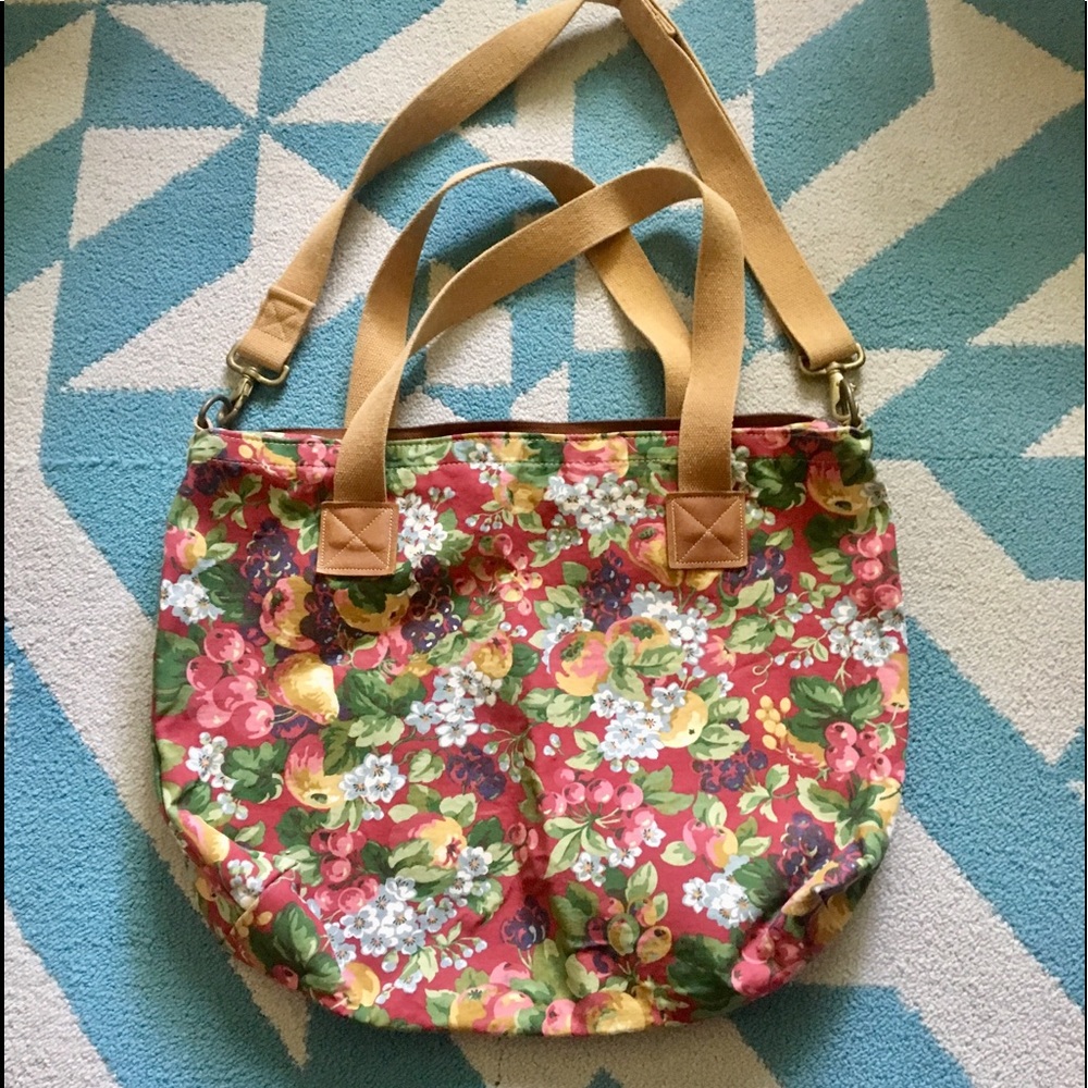 Laura Ashley print tote bag with strap